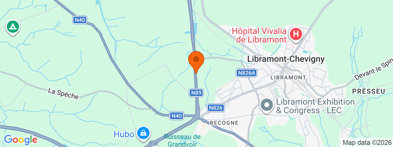Map preview for Libramont-Chevigny