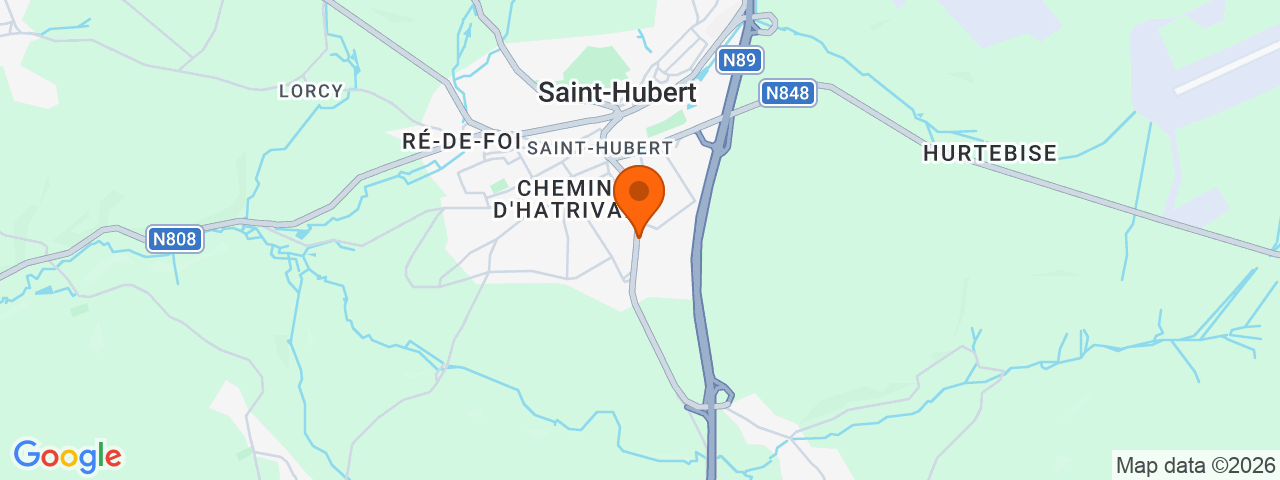 Map preview for Saint-Hubert