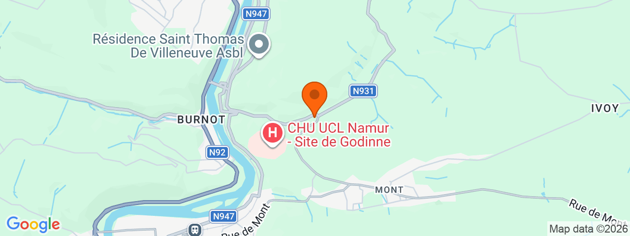 Map preview for Yvoir