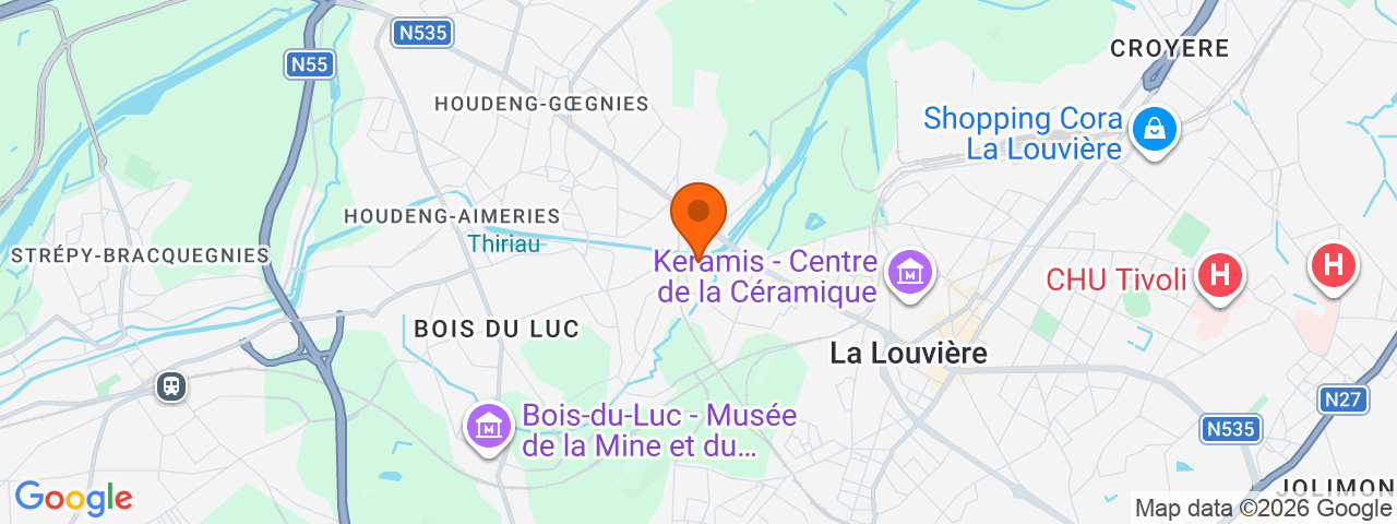 Map preview for La Louvière