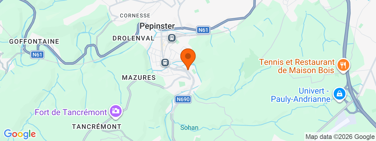 Map preview for Pepinster