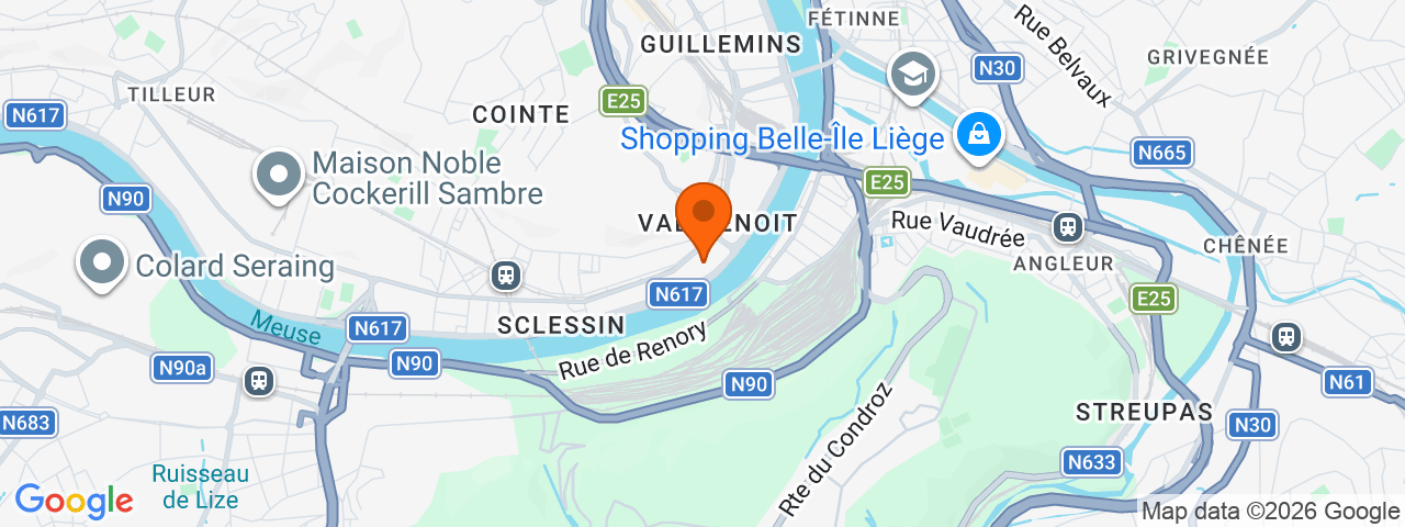 Map preview for Liège Val-Benoit