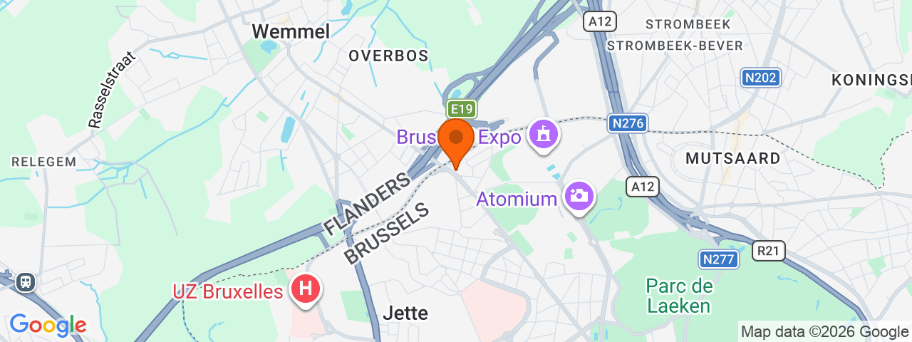 Map preview for Brussels - Heysel