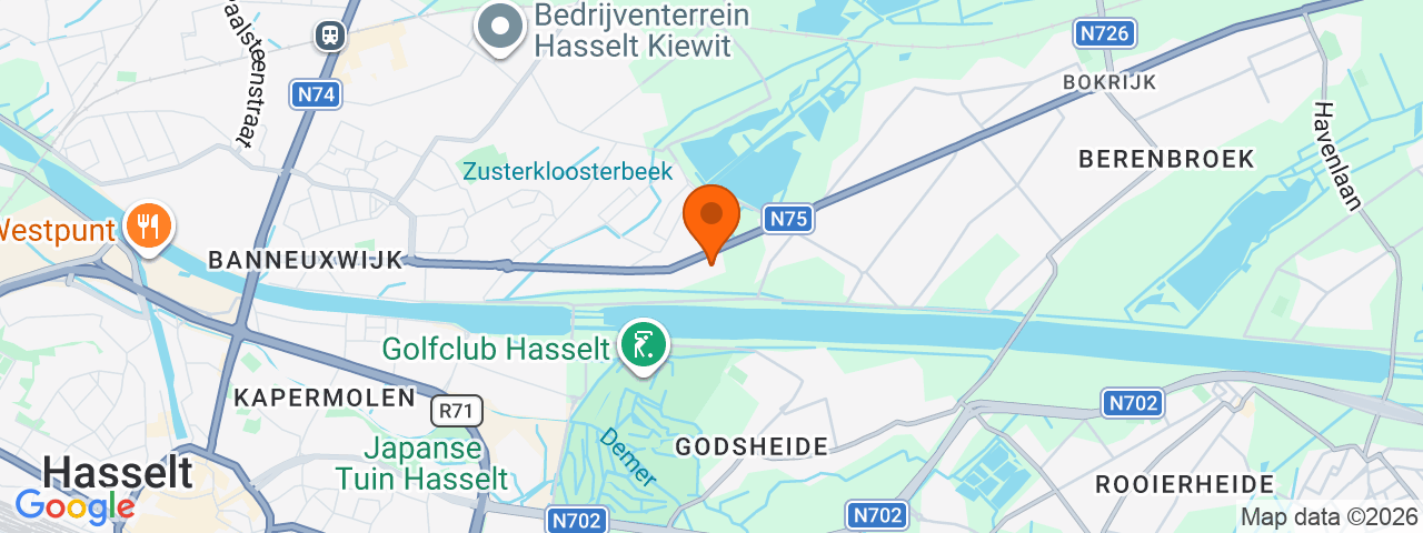 Map preview for Hasselt - Rapertingen