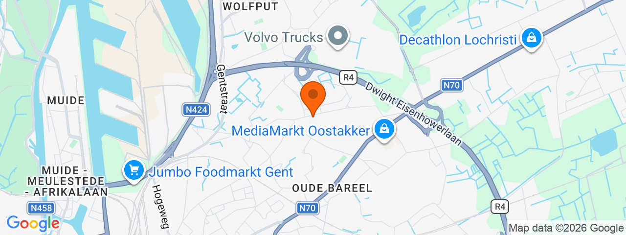 Map preview for Ghent - Oostakker