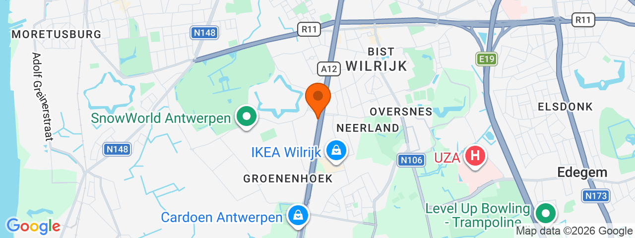 Map preview for Antwerpen - Wilrijk
