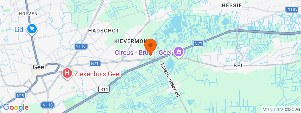 Map preview for Geel