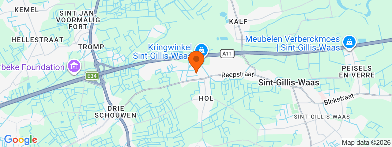 Map preview for Sint-Gillis-Waas