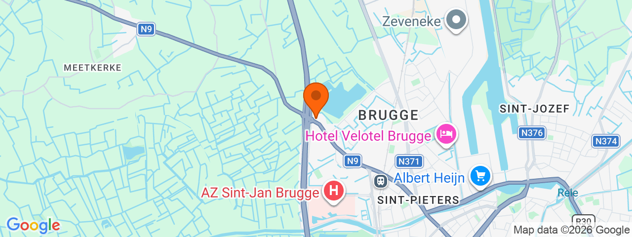 Map preview for Brugge - Oostendse Steenweg